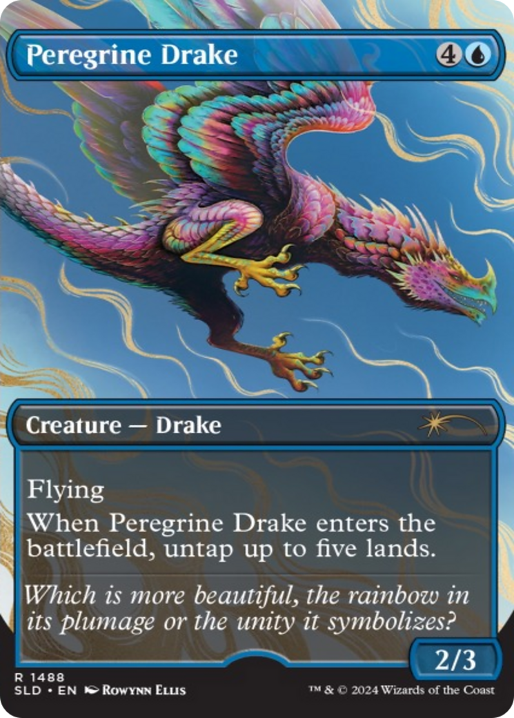 Peregrine Drake (Rainbow Foil) [Secret Lair Drop Series] - The Mythic Store | 24h Order Processing