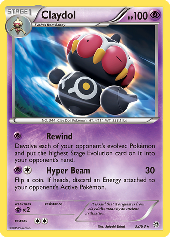 Claydol (33/98) [XY: Ancient Origins] - The Mythic Store | 24h Order Processing