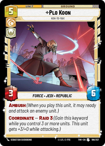 Plo Koon - Koh-to-yah! (196/257) (196/257) [Twilight of the Republic] - The Mythic Store | 24h Order Processing
