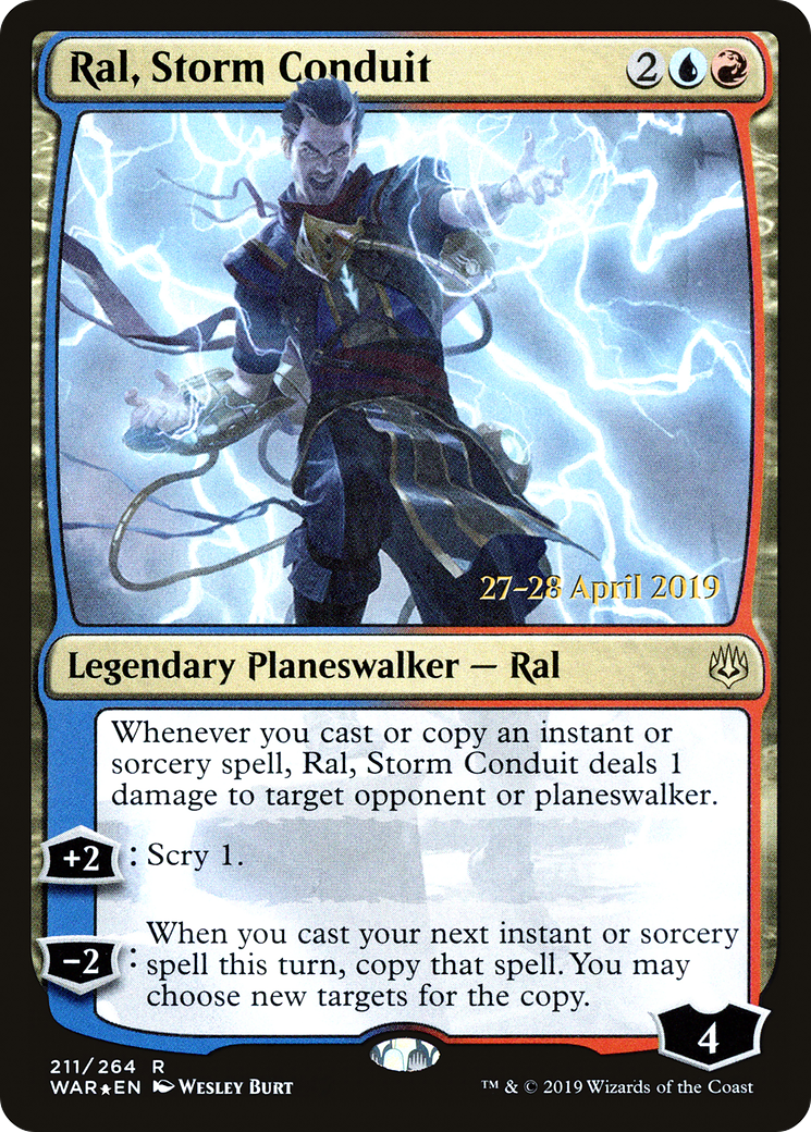 Ral, Storm Conduit [War of the Spark Prerelease Promos] - The Mythic Store | 24h Order Processing