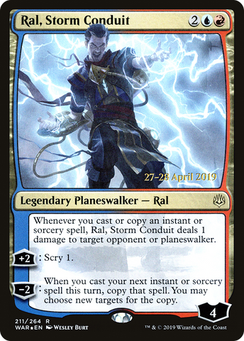 Ral, Storm Conduit [War of the Spark Prerelease Promos] - The Mythic Store | 24h Order Processing