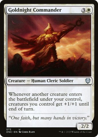 Goldnight Commander [Phyrexia: All Will Be One Commander] - The Mythic Store | 24h Order Processing