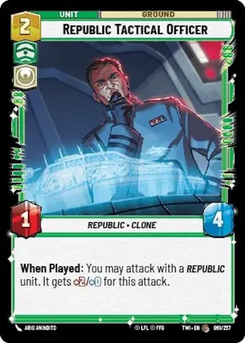 Republic Tactical Officer (091/257) [Twilight of the Republic] - The Mythic Store | 24h Order Processing