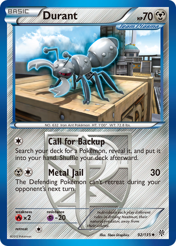 Durant (92/135) [Black & White: Plasma Storm] - The Mythic Store | 24h Order Processing