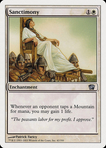Sanctimony [Eighth Edition] - The Mythic Store | 24h Order Processing