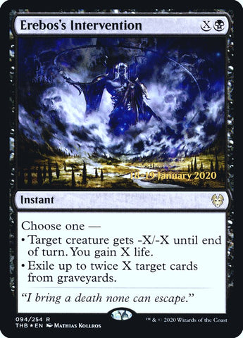 Erebos's Intervention [Theros Beyond Death Prerelease Promos] - The Mythic Store | 24h Order Processing