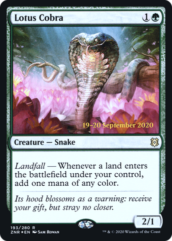Lotus Cobra [Zendikar Rising Prerelease Promos] - The Mythic Store | 24h Order Processing