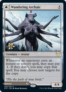 Wandering Archaic // Explore the Vastlands [Strixhaven: School of Mages Prerelease Promos] - The Mythic Store | 24h Order Processing