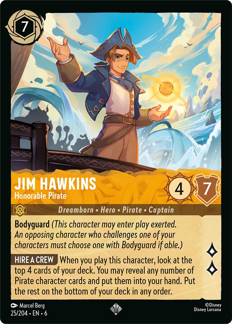 Jim Hawkins - Honorable Pirate (25/204) [Azurite Sea] - The Mythic Store | 24h Order Processing