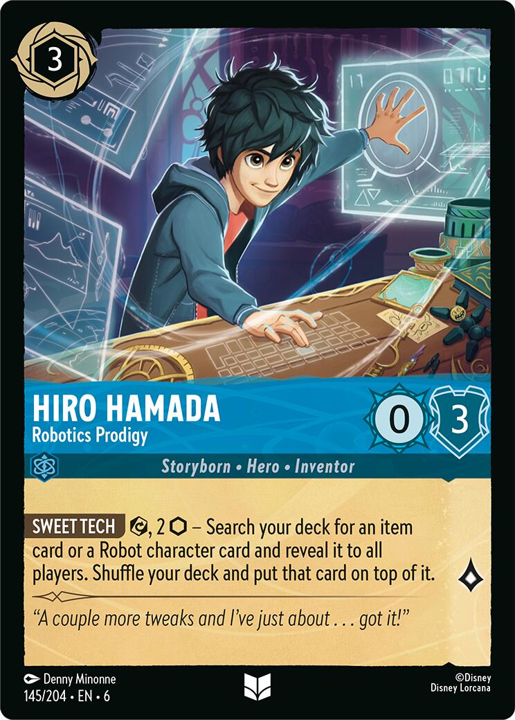 Hiro Hamada - Robotics Prodigy (145/204) [Azurite Sea] - The Mythic Store | 24h Order Processing