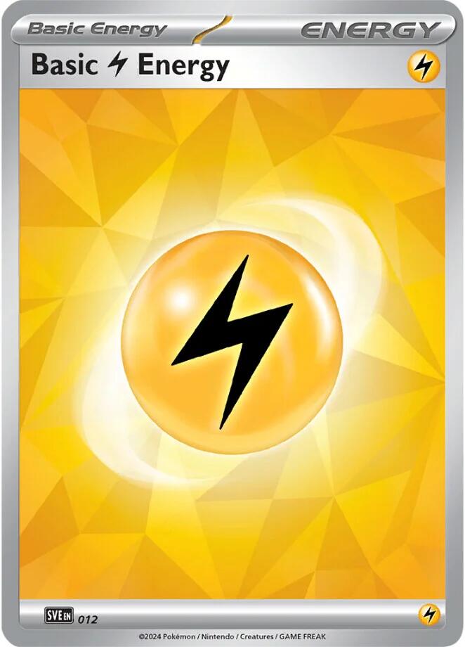 Basic Lightning Energy (012)(Holo) [Scarlet & Violet: Stellar Crown] - The Mythic Store | 24h Order Processing