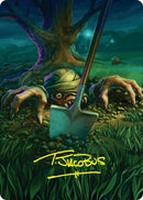 Exhume Art Card (Gold-Stamped Signature) [Duskmourn: House of Horror Art Series] - The Mythic Store | 24h Order Processing