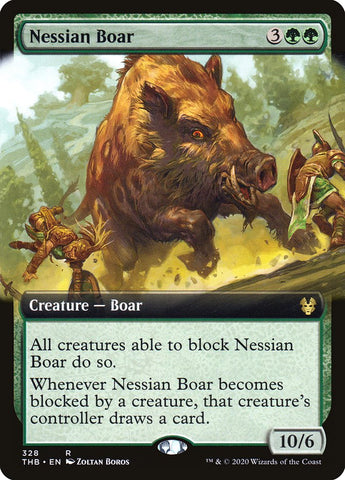Nessian Boar (Extended Art) [Theros Beyond Death] - The Mythic Store | 24h Order Processing