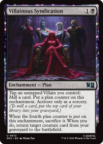 Villainous Syndication [Marvel Super Heroes Commander] - The Mythic Store | 24h Order Processing