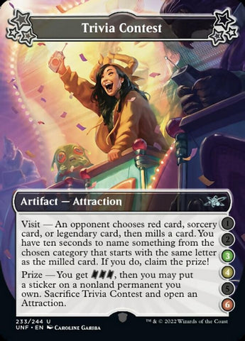Trivia Contest (3-4-6) [Unfinity] - The Mythic Store | 24h Order Processing