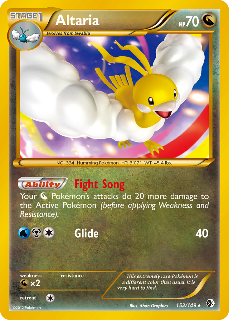 Altaria (152/149) [Black & White: Boundaries Crossed] - The Mythic Store | 24h Order Processing