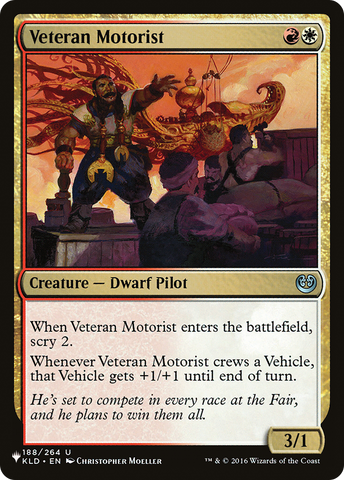 Veteran Motorist [The List] - The Mythic Store | 24h Order Processing