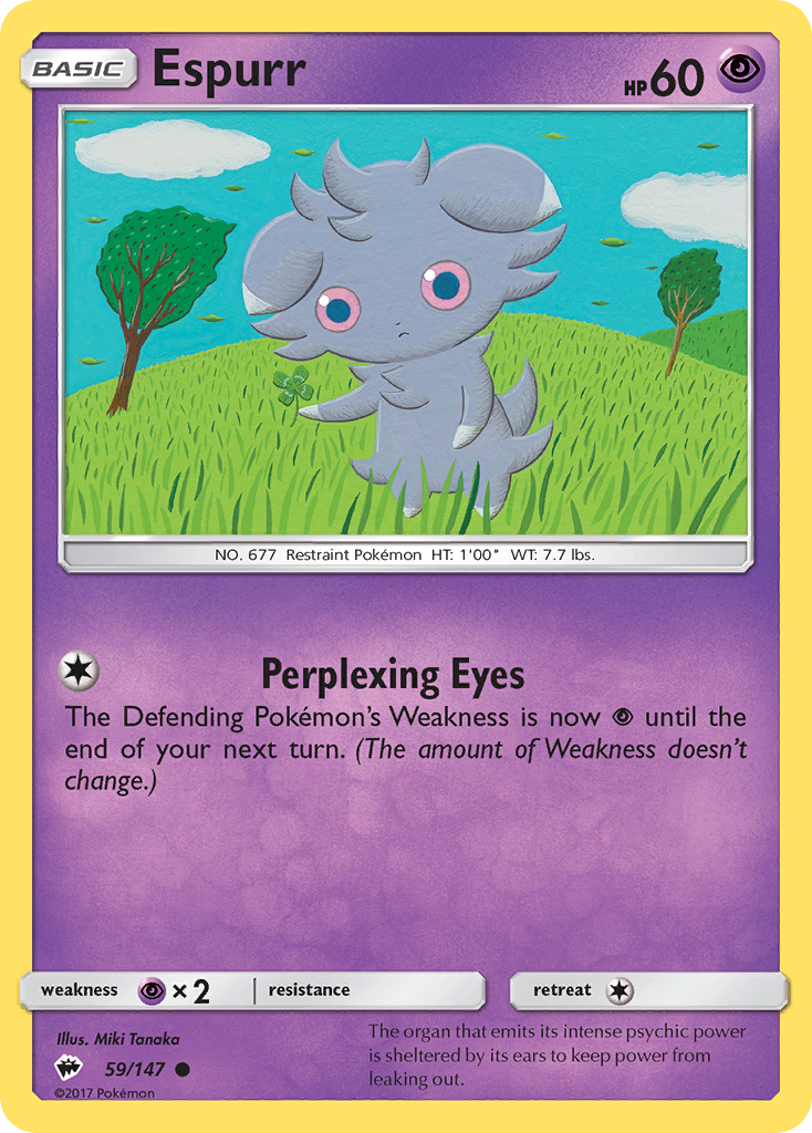 Espurr (59/147) [Sun & Moon: Burning Shadows] - The Mythic Store | 24h Order Processing