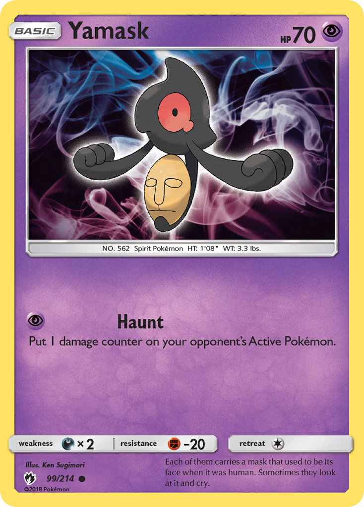 Yamask (99/214) [Sun & Moon: Lost Thunder] - The Mythic Store | 24h Order Processing