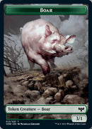 Blood // Boar Double-Sided Token [Innistrad: Crimson Vow Tokens] - The Mythic Store | 24h Order Processing