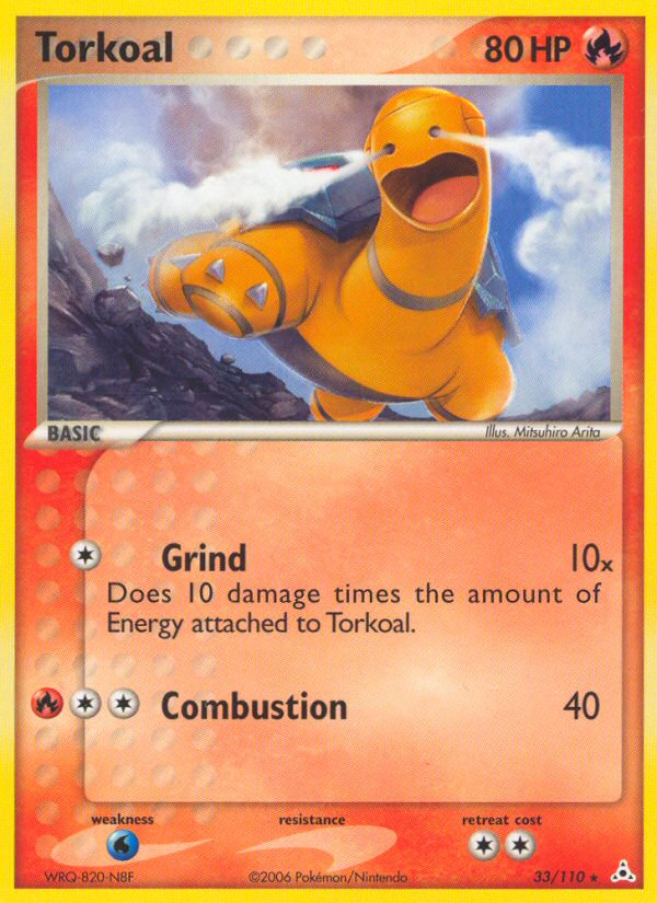Torkoal (33/110) [EX: Holon Phantoms] - The Mythic Store | 24h Order Processing