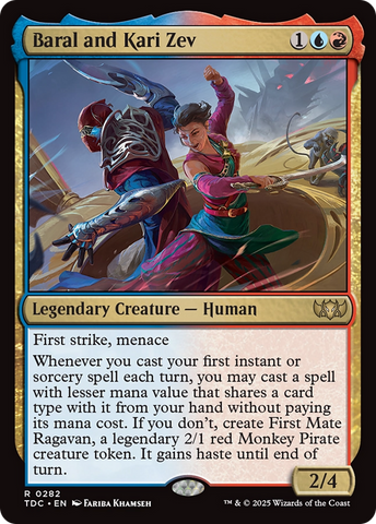 Baral and Kari Zev [Tarkir: Dragonstorm Commander] - The Mythic Store | 24h Order Processing