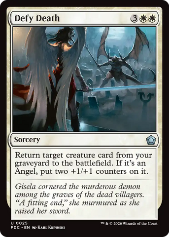 Defy Death [Foundations Commander] - The Mythic Store | 24h Order Processing