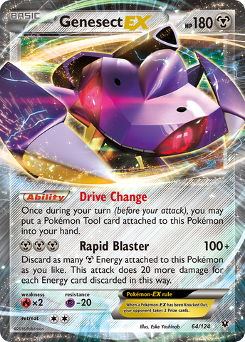 Genesect EX (64/124) [XY: Fates Collide] - The Mythic Store | 24h Order Processing