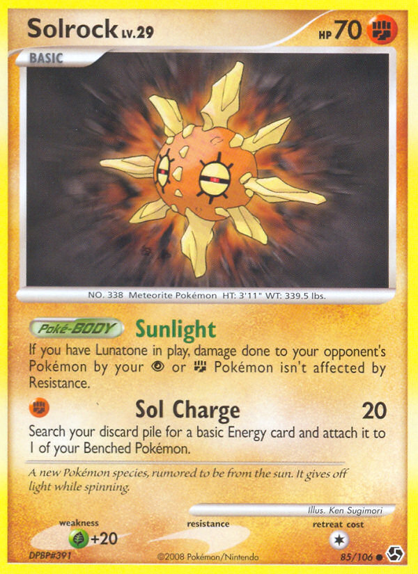 Solrock (85/106) [Diamond & Pearl: Great Encounters] - The Mythic Store | 24h Order Processing