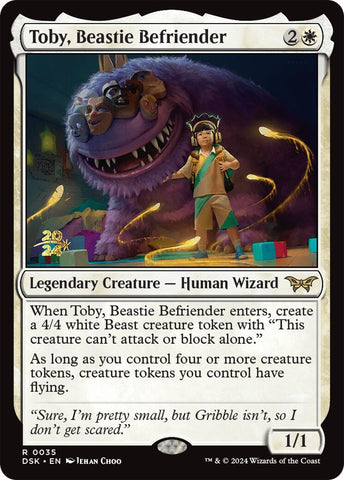 Toby, Beastie Befriender [Duskmourn: House of Horror Prerelease Promos] - The Mythic Store | 24h Order Processing