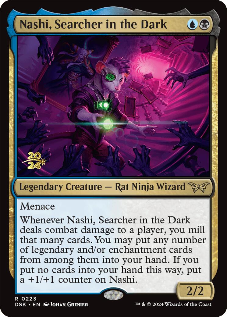 Nashi, Searcher in the Dark [Duskmourn: House of Horror Prerelease Promos] - The Mythic Store | 24h Order Processing