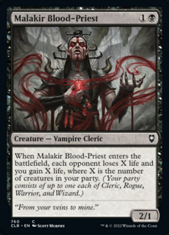 Malakir Blood-Priest [Commander Legends: Battle for Baldur's Gate] - The Mythic Store | 24h Order Processing