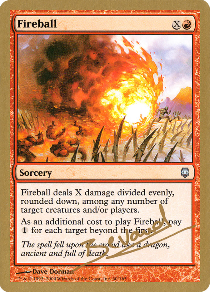 Fireball (Manuel Bevand) [World Championship Decks 2004] - The Mythic Store | 24h Order Processing