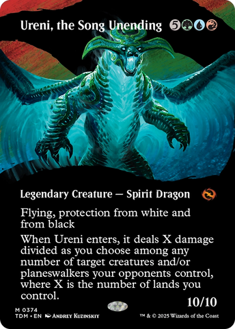 Ureni, the Song Unending (Borderless) [Tarkir: Dragonstorm] - The Mythic Store | 24h Order Processing