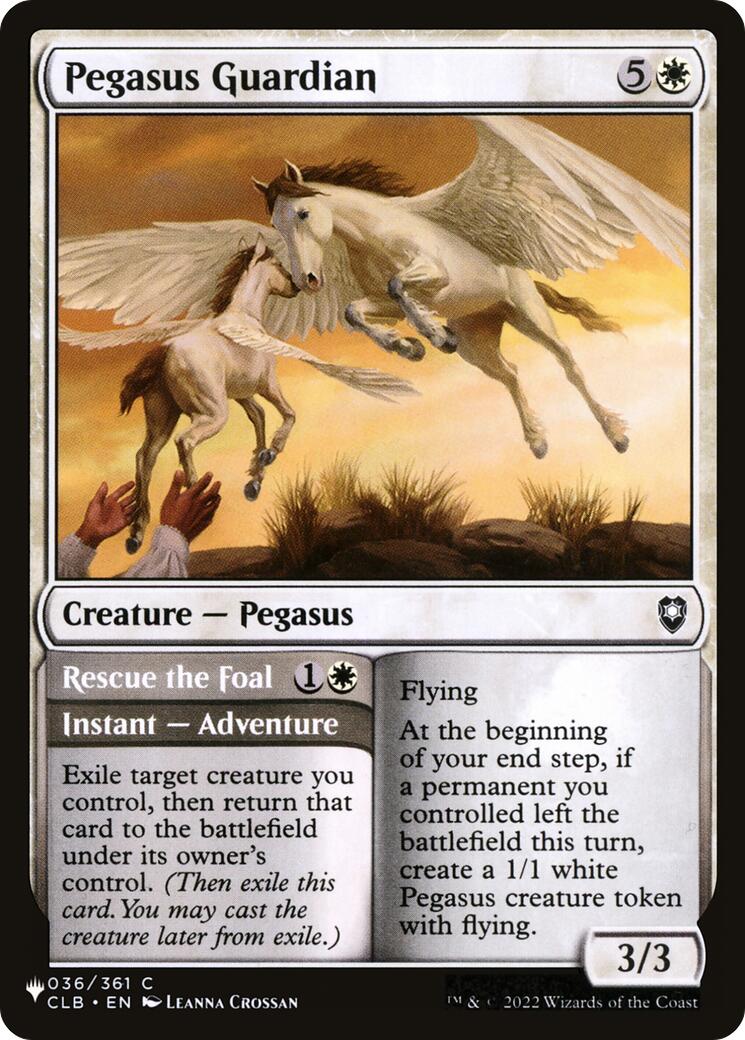 Pegasus Guardian [The List Reprints] - The Mythic Store | 24h Order Processing