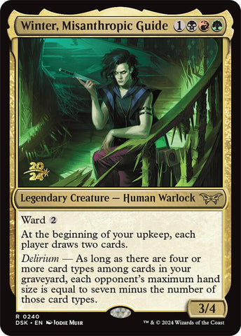 Winter, Misanthropic Guide [Duskmourn: House of Horror Prerelease Promos] - The Mythic Store | 24h Order Processing