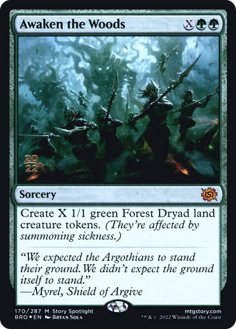 Awaken the Woods [The Brothers' War Prerelease Promos] - The Mythic Store | 24h Order Processing