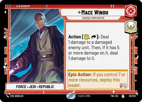 Mace Windu - Vaapad Form Master (013/257) (013/257) [Twilight of the Republic] - The Mythic Store | 24h Order Processing