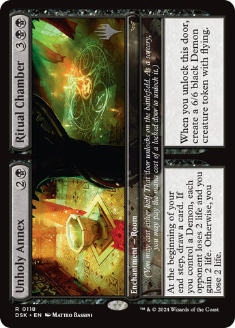 Unholy Annex // Ritual Chamber (Promo Pack) [Duskmourn: House of Horror Promos] - The Mythic Store | 24h Order Processing