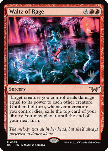 Waltz of Rage (Promo Pack) [Duskmourn: House of Horror Promos] - The Mythic Store | 24h Order Processing