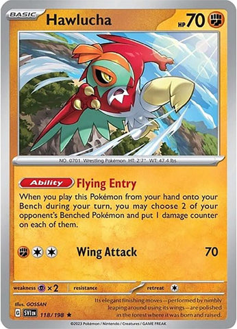 Hawlucha (118/198) (Theme Deck Exclusive) [Scarlet & Violet: Base Set] - The Mythic Store | 24h Order Processing