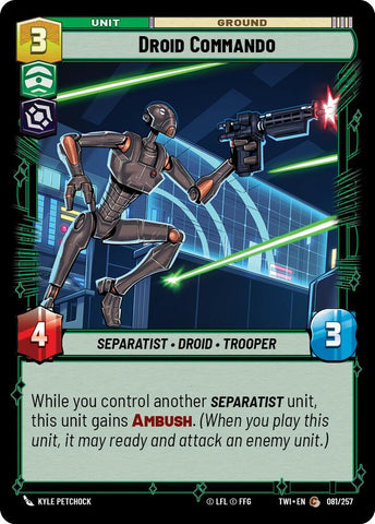 Droid Commando (081/257) (081/257) [Twilight of the Republic] - The Mythic Store | 24h Order Processing