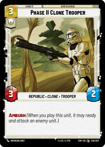 Phase II Clone Trooper (242/257) (242/257) [Twilight of the Republic] - The Mythic Store | 24h Order Processing