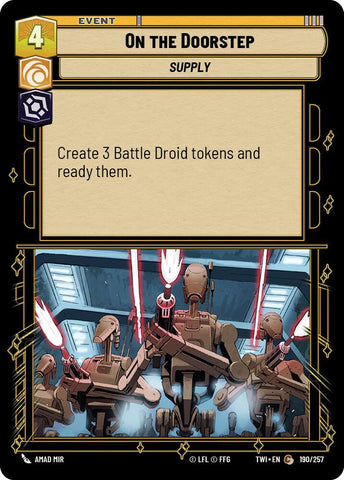 On The Doorstep (190/257) (190/257) [Twilight of the Republic] - The Mythic Store | 24h Order Processing