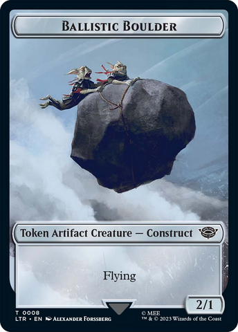 Ballistic Boulder // Food Token (11) Double-Sided Token [The Lord of the Rings: Tales of Middle-Earth Tokens] - The Mythic Store | 24h Order Processing