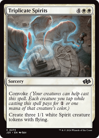Triplicate Spirits [Foundations Jumpstart] - The Mythic Store | 24h Order Processing