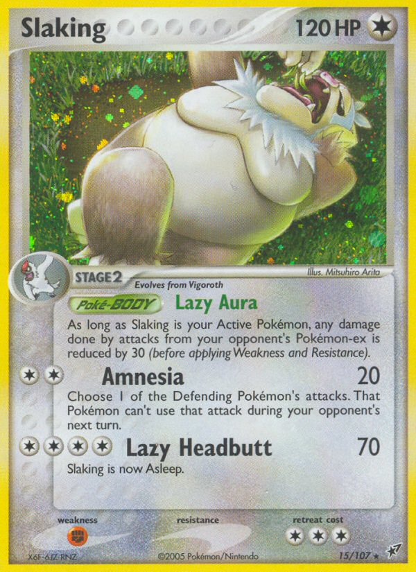 Slaking (15/107) [EX: Deoxys] - The Mythic Store | 24h Order Processing