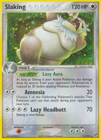 Slaking (15/107) [EX: Deoxys] - The Mythic Store | 24h Order Processing