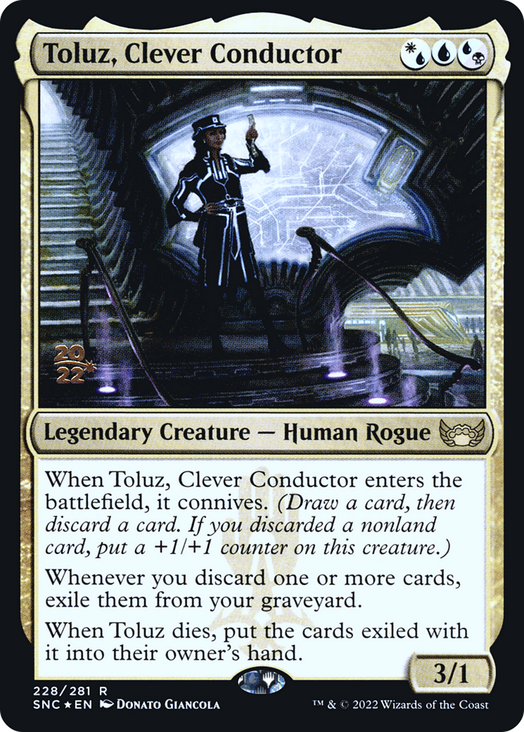 Toluz, Clever Conductor [Streets of New Capenna Prerelease Promos] - The Mythic Store | 24h Order Processing