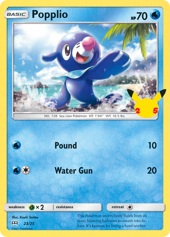 Popplio (23/25) [McDonald's 25th Anniversary] - The Mythic Store | 24h Order Processing